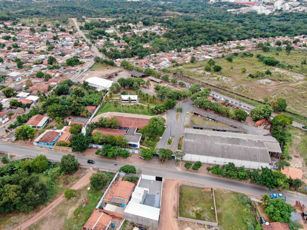 Imagem aérea da Sede Grupo Amper em Cuiabá